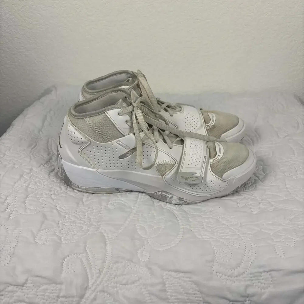 Air Jordan Zion 2 TB White Metallic Gold DQ7688-170 Men’s Basketball Shoes 10.5